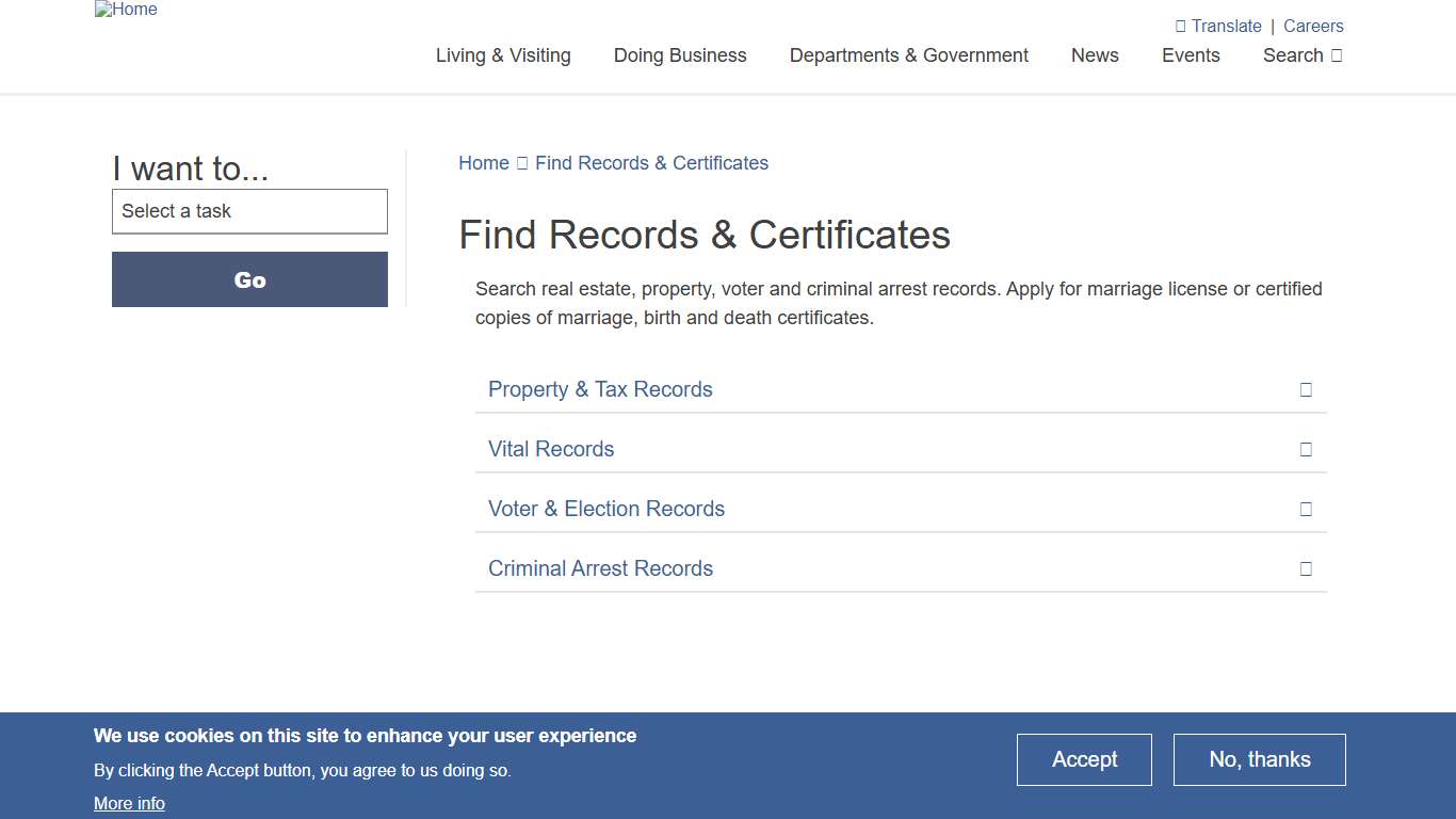 Find Records & Certificates Wake County Government